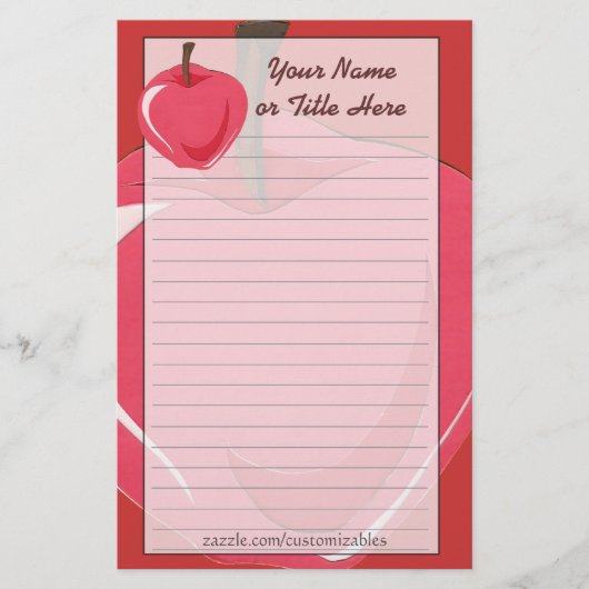 Apple Stationery Briefpapier (Voorkant)