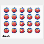 Apple Stickers 6 (Feuille)