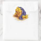 Apple Stickers Golden Delicious Apple Basket (Tas)