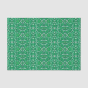 Apple Stripe Bohemian Boho Arabesque Pattern Green Tissuepapier