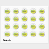 Apple Strudel Ronde Sticker (Vel)