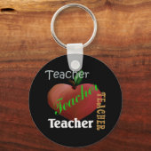 Apple Teacher Sleutelhanger (Voorkant)