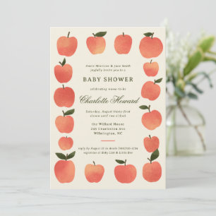 Apple Thema Herfst Oogst Baby Shower Kaart