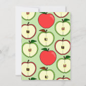 Apple ThMED Baby shower Invitation Kaart (Achterkant)