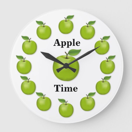 Apple Time, Granny Smith Grote Klok (Voorkant)
