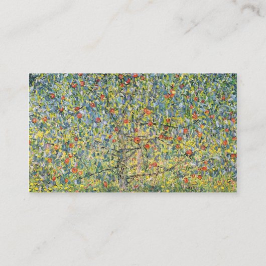 Apple Tree (1912) van Gustav Klimt Visitekaartje (Achterkant)
