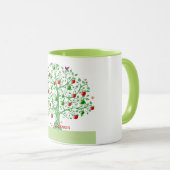 Apple Tree Aangepaste persoonlijke docent-cadeautj Mok (Voorkant rechts)
