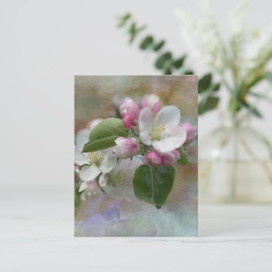 Apple Tree Blossom Briefkaart (Staand voorkant)