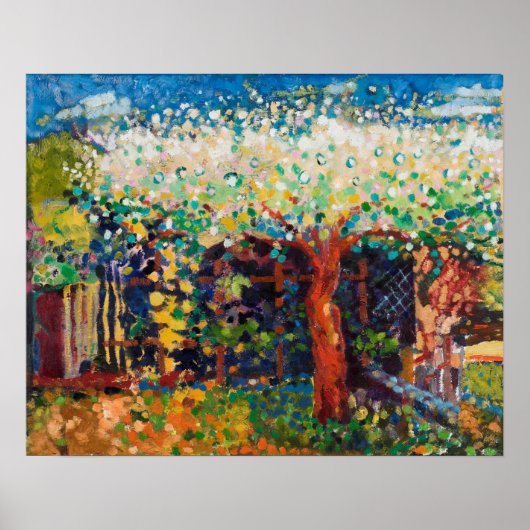 Apple Tree Blossom Poster (Voorkant)