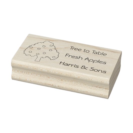 Apple Tree Boerderij Business Art Stempel (Stempel)
