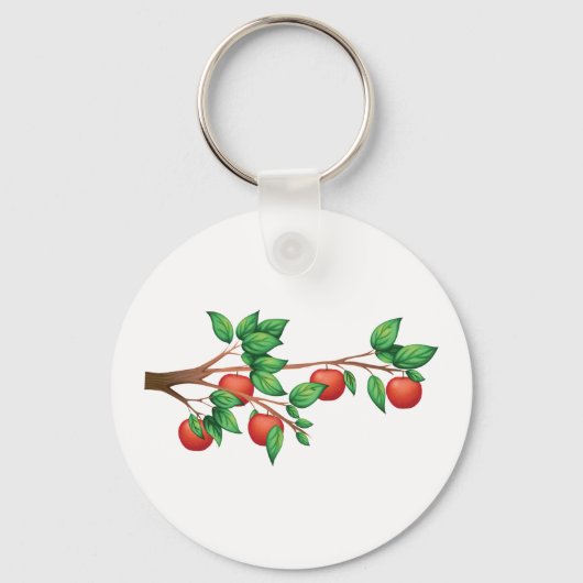 Apple Tree Branch Sleutelhanger (Voorkant)