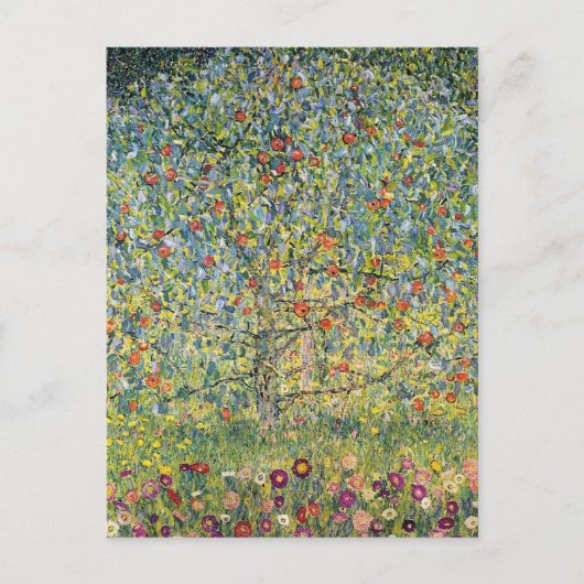 Apple Tree by Gustav Klimt, Art Nouveau Briefkaart (Voorkant)