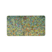 Apple Tree by Gustav Klimt, Art Nouveau Etiket (Voorkant)