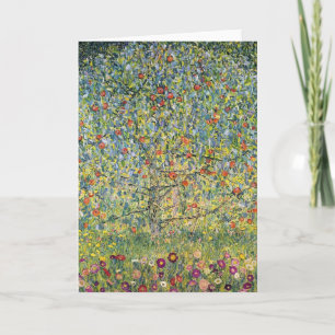 Apple Tree by Gustav Klimt, Art Nouveau Kaart