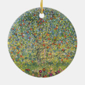 Apple Tree by Gustav Klimt, Art Nouveau Keramisch Ornament (Achterkant)