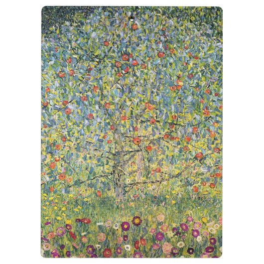 Apple Tree by Gustav Klimt, Art Nouveau Klembord (Achterkant)