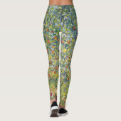 Apple Tree by Gustav Klimt,  Art Nouveau Leggings (Achterkant)