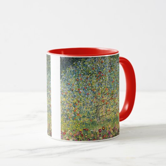 Apple Tree by Gustav Klimt,  Art Nouveau Mok (Voorkant rechts)