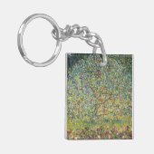 Apple Tree by Gustav Klimt,  Art Nouveau Sleutelhanger (Voorkant Links)
