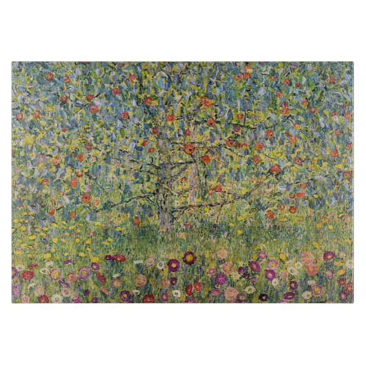 Apple Tree by Gustav Klimt,  Art Nouveau Snijplank (Voorkant)