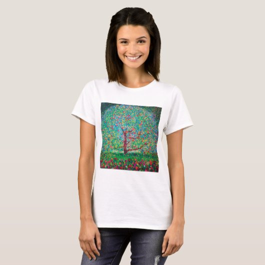 Apple Tree, Gustav Klimt T-shirt (Voorkant volledig)