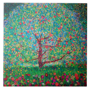 Apple Tree, Gustav Klimt Tegeltje
