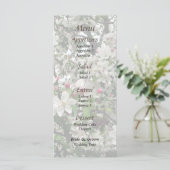 Apple Tree in Bloom Wedding Menu (Staand voorkant)