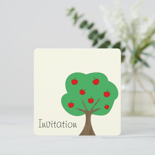 Apple Tree Kaart (Staand voorkant)