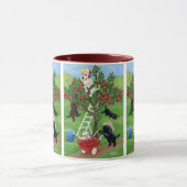 Apple Tree Labradors schilderen Mok (Midden)