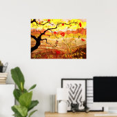 Apple Tree met Red Fruit - Paul Ranson-kunstwerk Poster (Thuiskantoor)