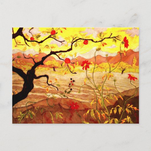 Apple Tree met rood fruit door Paul Ranson Briefkaart (Voorkant)