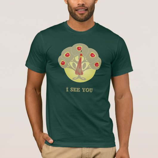Apple Tree of Face of Peacock Shirt (Voorkant)