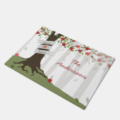 Apple Tree Orchard Personalized Doormat Deurmat (Schuin)