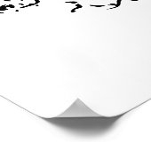 Apple Tree Silhouette Poster (Hoek)