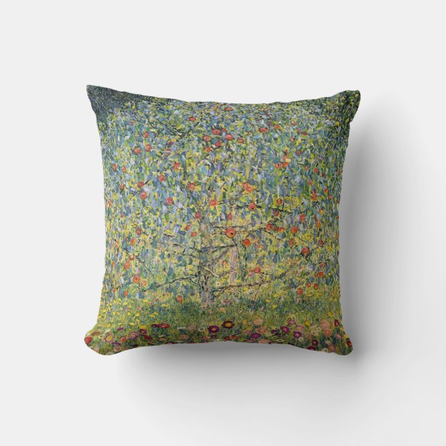 Apple Tree van Gustav Klimt Kussen (Voorkant)