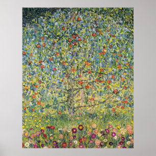 Apple Tree van Gustav Klimt Poster