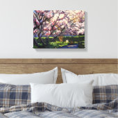 Apple Trees in Bloom Painting Canvas Afdruk (Insitu (Slaapkamer))
