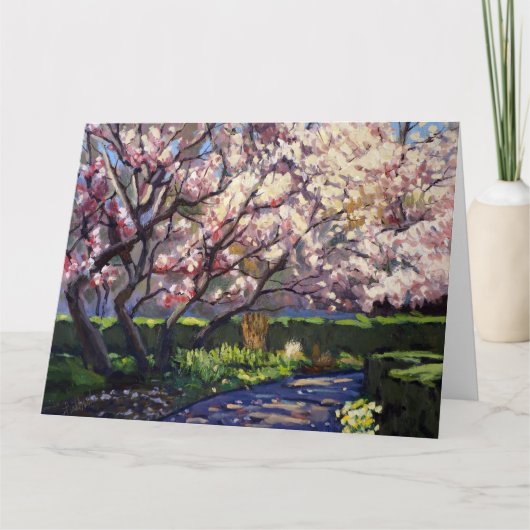 Apple Trees in Bloom Painting Kaart (Voorkant)