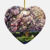 Apple Trees in Bloom Painting Keramisch Ornament (Achterkant)