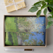 Apple Trees in Blossom door Isaac Levitan Tissuepapier (Geschenk)