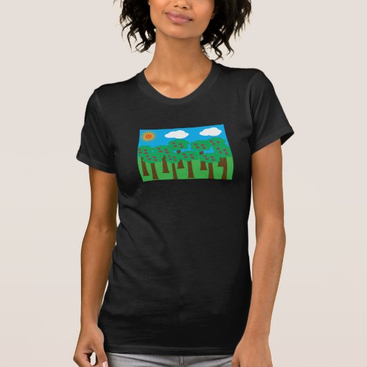 Apple Trees Womens T-Shirt (Voorkant)