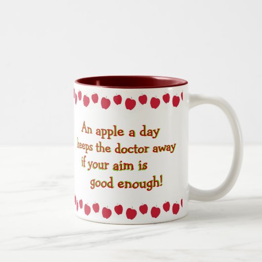 Apple une tasse de jour (Droit)
