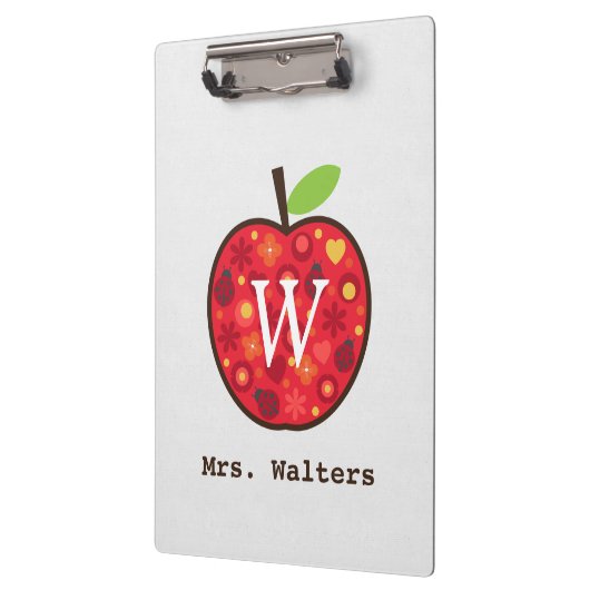 Apple van leraar klembord (Links)