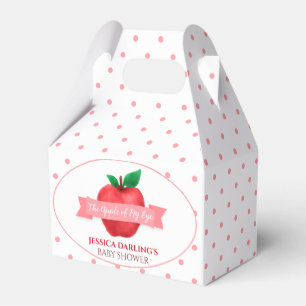 Apple van mijn herfst baby shower zomerthema bedankdoosjes
