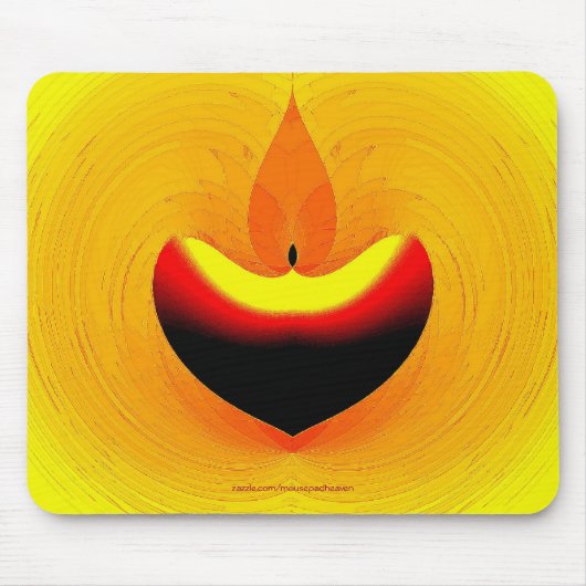 Apple van Mijn Oog Mousepad Muismat (Voorkant)