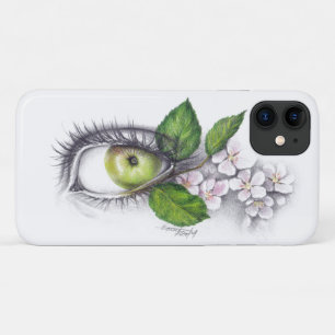 Apple van mijn oog Surreal-tekenkunst iPhone 11 Hoesje