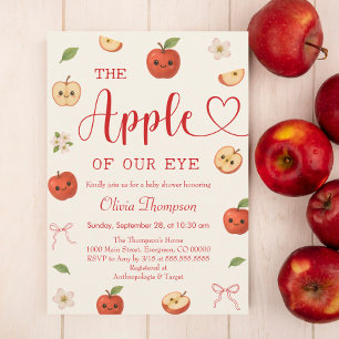 Apple van My Eye Genderneutraal Baby shower Kaart