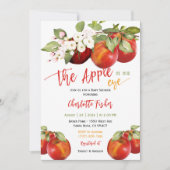 Apple van ons Baby shower Kaart (Voorkant)