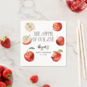 Apple van ons Baby shower van de oogboomgaard Servet (Insitu)