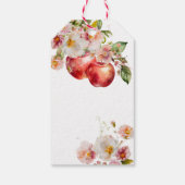 Apple van ons Eye Baby shower Dank u Cadeaulabel (Achterkant)